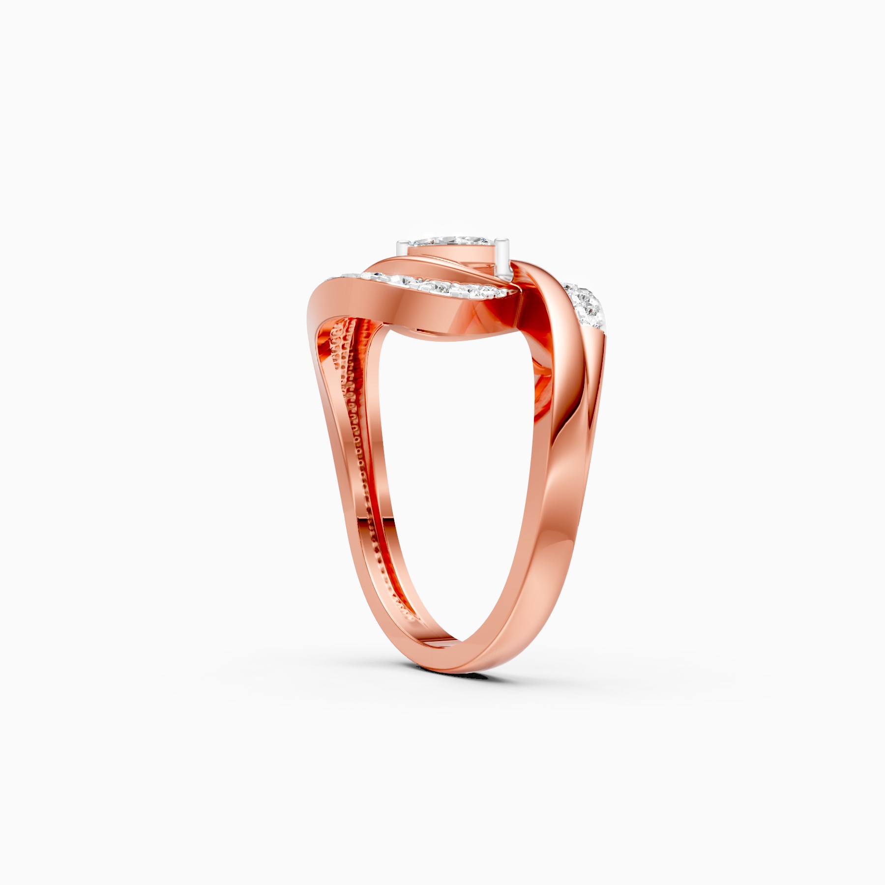 Celestial Petal Lab Grown Diamond Ring